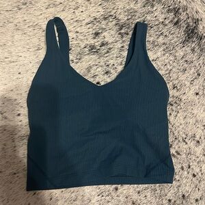 Lululemon dark emerald green tank top